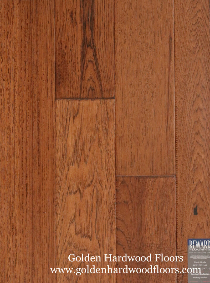 Prefinished Engineered Hardwood Flooring Camino II Hickory Musket 1/2 ...